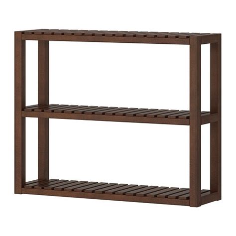 We offer a range of sofas, beds, mattresses, wardrobes, kitchen cabinets, dining tables. MOLGER Wall shelf - dark brown - IKEA
