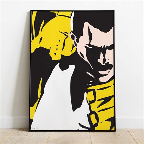 Freddie Mercury Print Giclée Art And Collectibles Jan