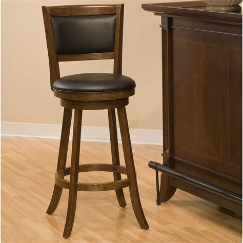 Richlands Furniture Dennery Swivel Bar Stool In Cherry Nfm