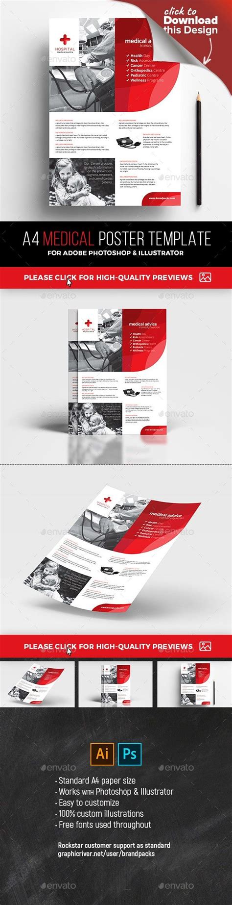 A4 Medical Poster Template Medical Posters Poster Template Medical