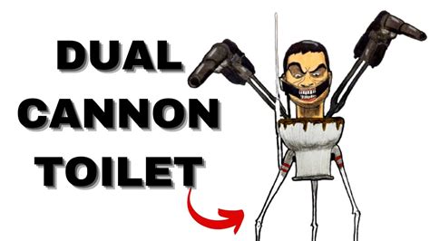 cómo dibujar al😱toilet doble caÑon gigante skibidi toilet how to draw giant dual cannon toilet