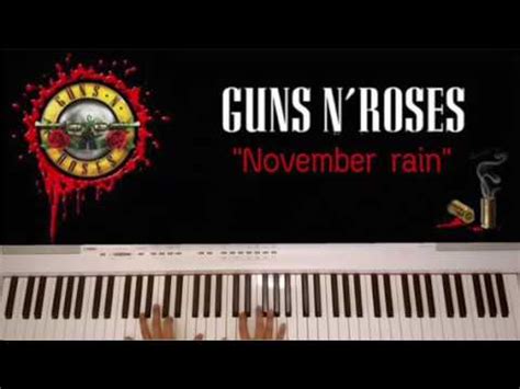 (rose) when i look into your eyes i can see a love restrained but darlin' when i hold you don't you know i feel the same. November rain - Guns n' Roses - YouTube