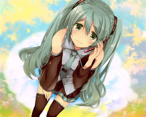 Our green colored contacts are the best. aqua hair blush cropped fujita yamari green eyes green ...