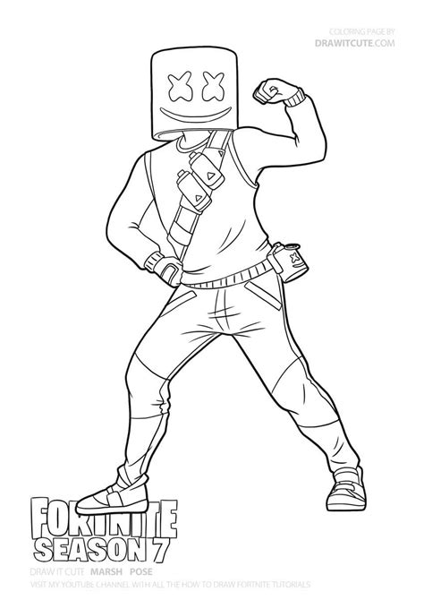 Fortnite Coloring Pages Coloring Home