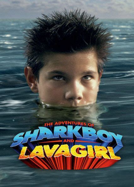The Adventures Of Sharkboy And Lavagirl Poster With Boy In Water