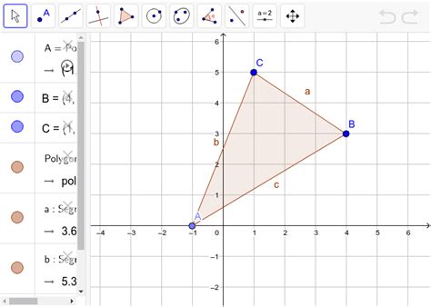 Finding The Area Of Shapes On Graphs Geogebra
