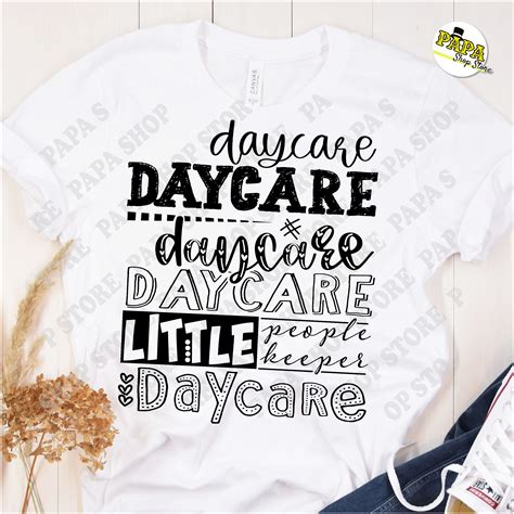Daycare Little People Keeper Svg Daycare Svg Daycare Teacher Etsy