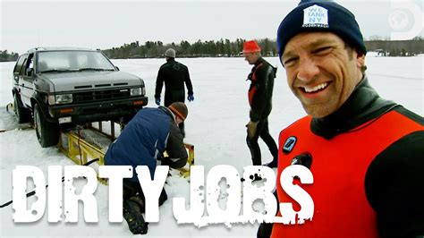 Mike Rowes Icy Rescue Mission Dirty Jobs Discovery Youtube