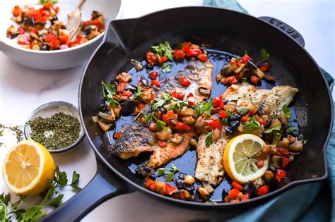 Greek Style Sea Bass A Mediterranean Low Carb Dinner Food To Glow