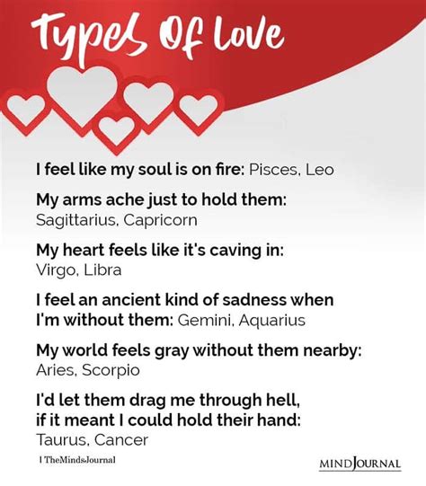 Love, a word which cannot be. The Type Of Love Each Zodiac Sign Feels