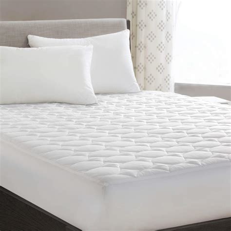 Buy Hyleory Polyester King Mattress Pad Cover Stretches Up 8 18 Deep