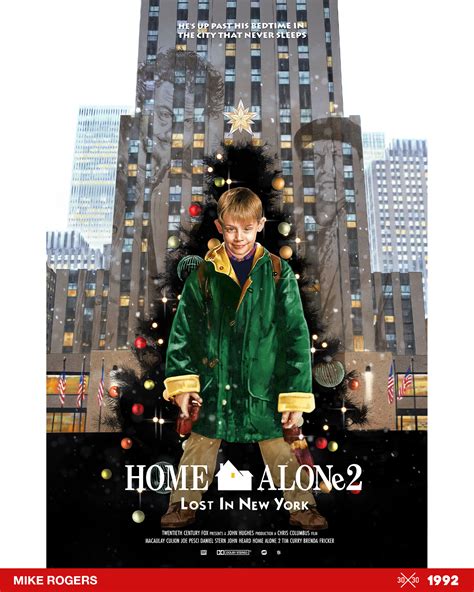 Home Alone 2 Lost In New York By Mike Rogers Home Of The Alternative Movie Poster Amp