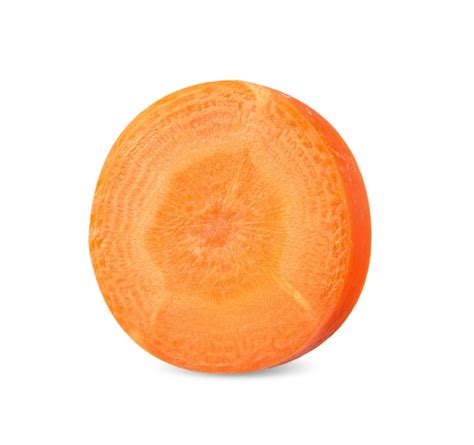 Premium Photo Slice Carrot Isolated On White Background