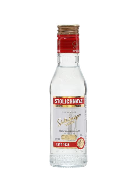 Stolichnaya Vodka Miniature 5 Cl Bulkco