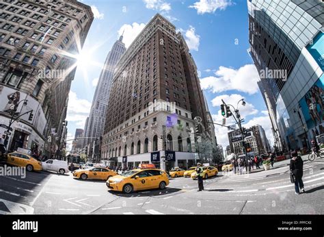 New York City Streets Broadway Stock Photo Alamy