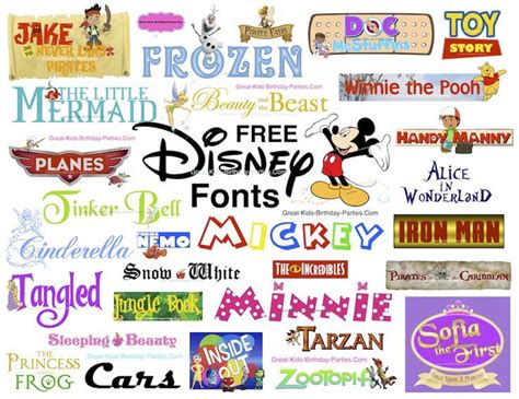 100 Free Disney Fonts Disney Font Free Disney Font Disney Scrapbook