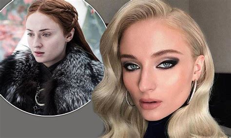 Sophie Turner Wasn T Allowed To Wash Her Hair For Game Of Thrones Her
