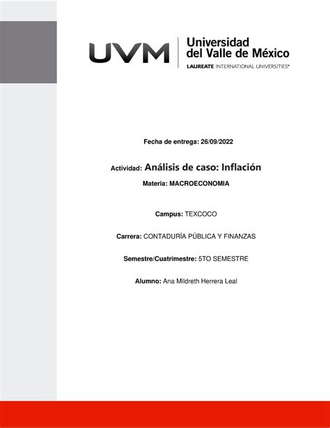 A Amhl Cccccc Fecha De Entrega Actividad Anlisis De Caso