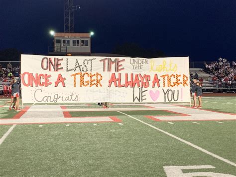 Football Run Through In 2021 Senior Night Football Cheer Signs