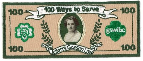 Gs Of The Wisconsin Badgerland Council 100th Patch Girl Scouts Usa