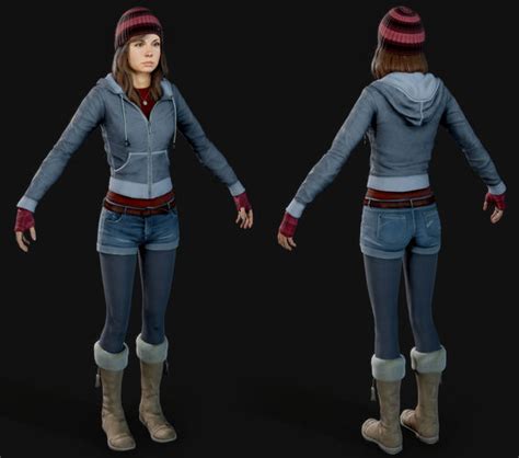 3d Model Ashley Brown From Until Dawn Cgtrader