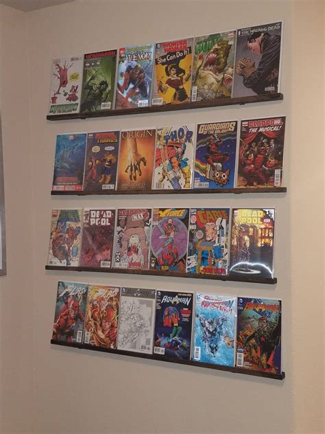 Diy Low Profile Comic Book Shelves For True Beginners With Next To No