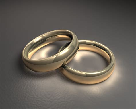Two Silver Colored Wedding Rings Hd Wallpaper Wallpaper Flare