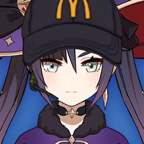 Mona Genshin Mcdonalds Series Cute Anime Character Cute Anime Profile Pictures Cute Icons