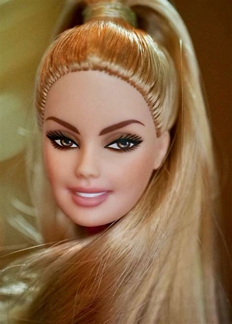 3893ulcha Ooak Doll Face Paint Barbies Pics Barbie Makeup Face