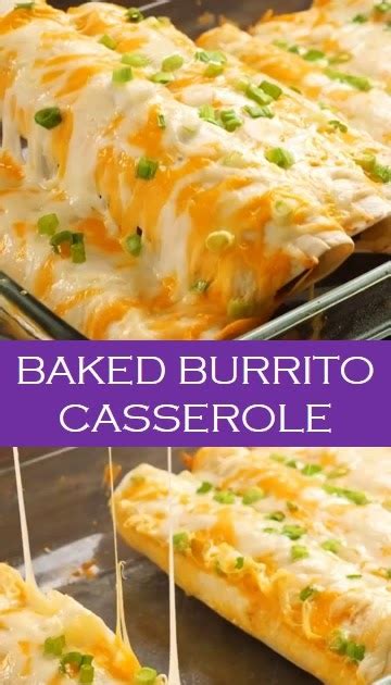Baked Burrito Casserole Recipe Yummy