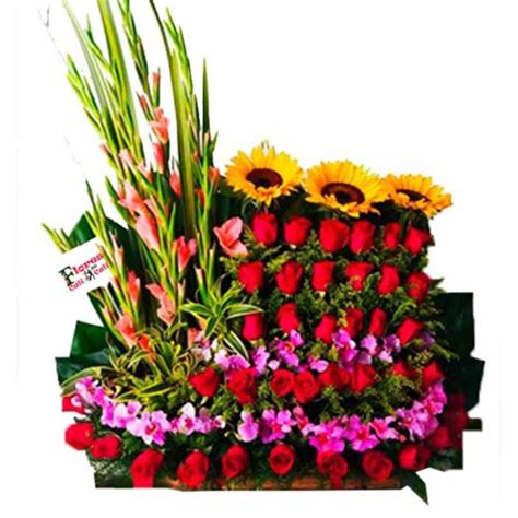 Arreglo Floral Rosas Y Girasoles Entregas Hoy Floristería Cali©