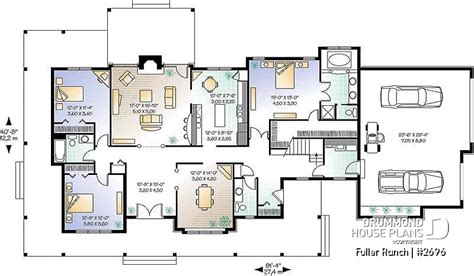 Split Floor Plan House Plans Floor Roma