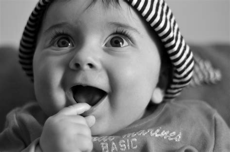 Free Images Person Black And White Child Facial Expression Smile