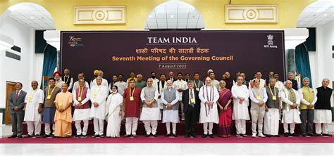 Meetings Of Governing Council Niti Aayog
