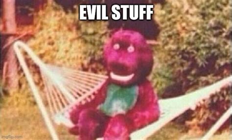 Image Tagged In Creepy Barney Imgflip