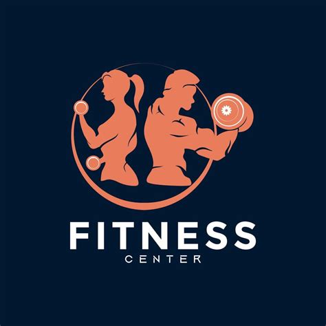 Fitness Center Logo Sport And Fitness Logo Design Gym Logo Icon