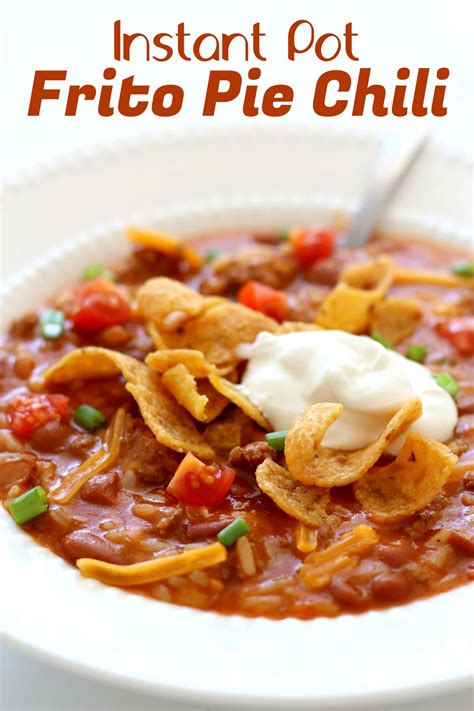 Instant Pot Frito Pie Chili 365 Days Of Slow Cooking And Pressure