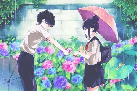El Refugio De Rain Imagenes Estilo Anime Con Flores