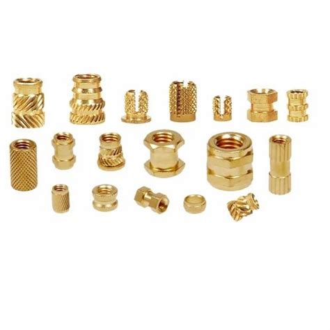 Brass Threaded Inserts At Rs 2piece Threaded Brass Inserts In