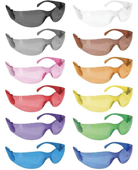 Facility Maintenance And Safety Box Of 12 Safe Handler Safety Glasses Black Temple Color
