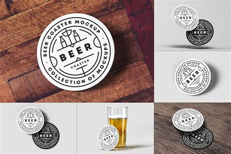 Best Coaster Mockups For Coffee And Beer Onedesblog