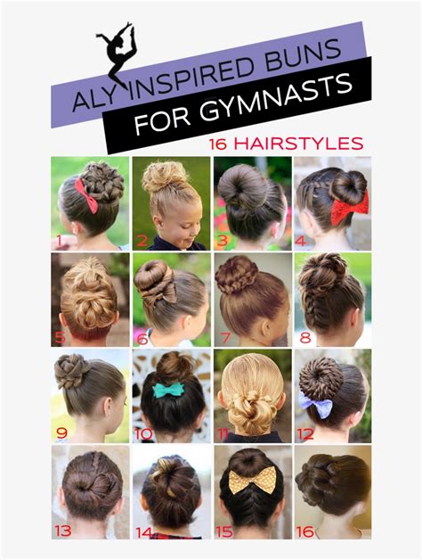 10 Gymnastics Hairstyles For Competition Evelynaadit