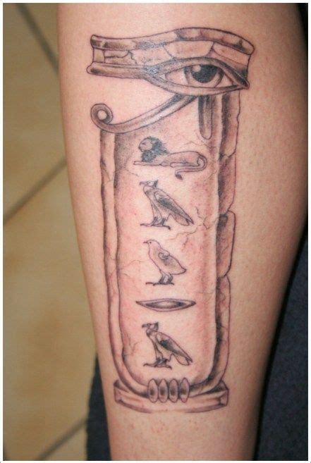 50 Egyptian Tattoo Designs Inkdoneright Tatuaje De Jeroglíficos