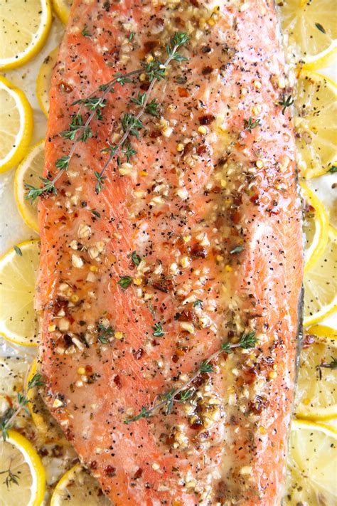 Baked Salmon With Lemon Butter 20 Minutes The Forked Spoon