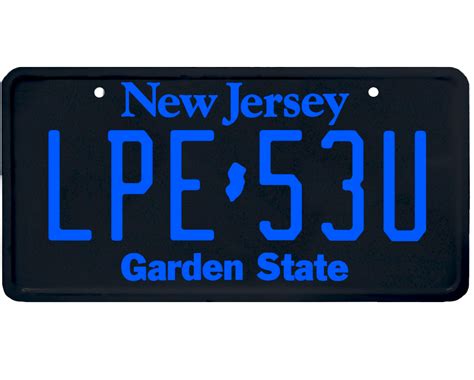 New Jersey License Plate Wrap Kit Platewraps