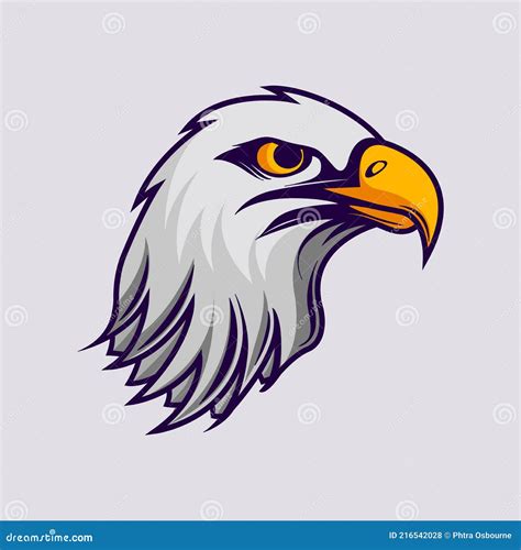 Eagle Head Mascot Logo Stock Vector Illustration Of Face 216542028