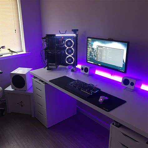 My New Setup Video Game Rooms Diy Computer Desk Game Room Design