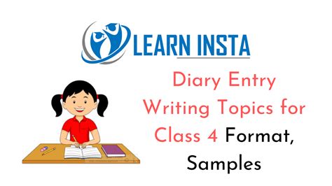 Diary Entry For Class 4 Cbse Format Topics Examples Samples Ncert Mcq