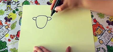 Sencillos dibujos de animales para que los niños aprendan a dibujar. Cómo hacer un dibujo de una vaca paso a paso