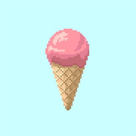 Ice Cream Please Pixel Art Food Pixel Art Pix Art